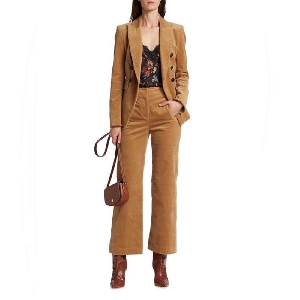Veronica Beard Miller Corduroy Dickey Jacket in Khaki Size 18 - Picture 13 of 13